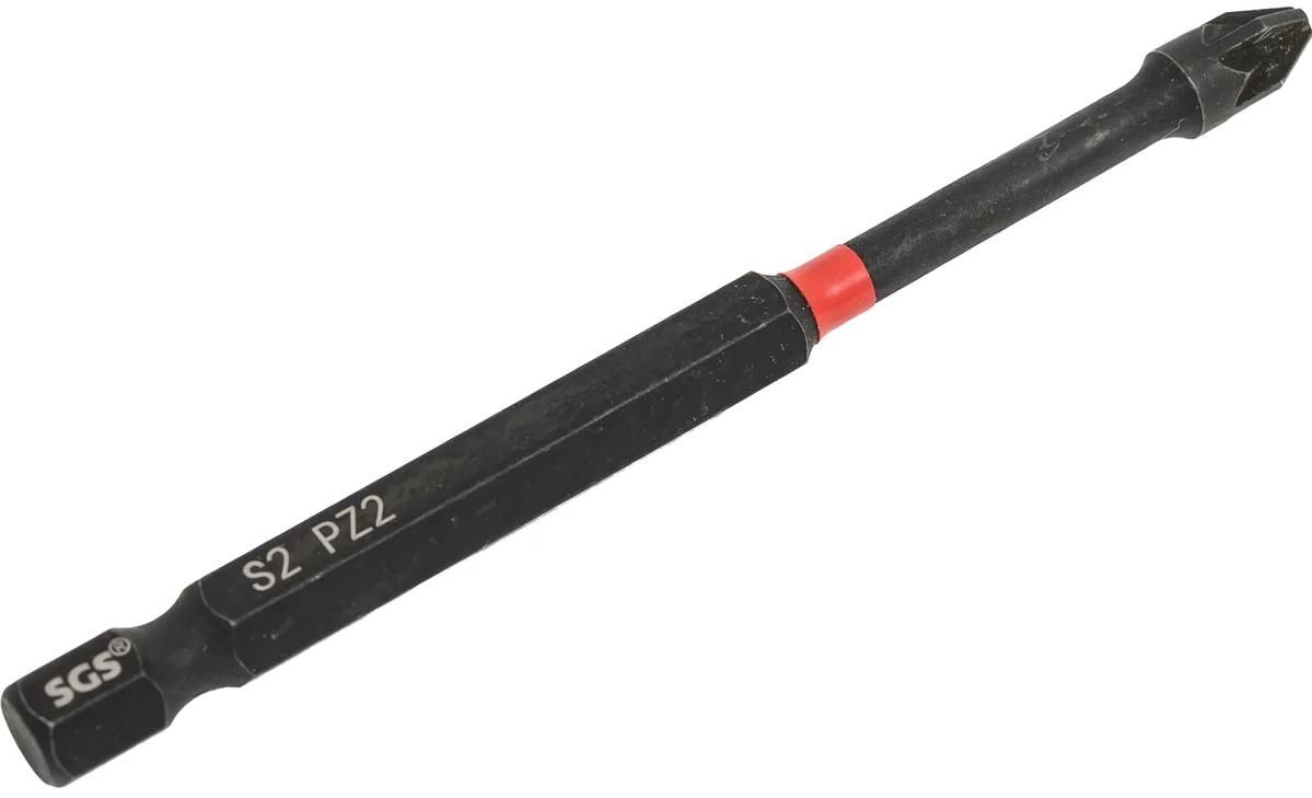 Бита крестовая ударная Pozidriv PZ SGS, сталь S2 - фото